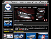 Tablet Screenshot of monde.co.th